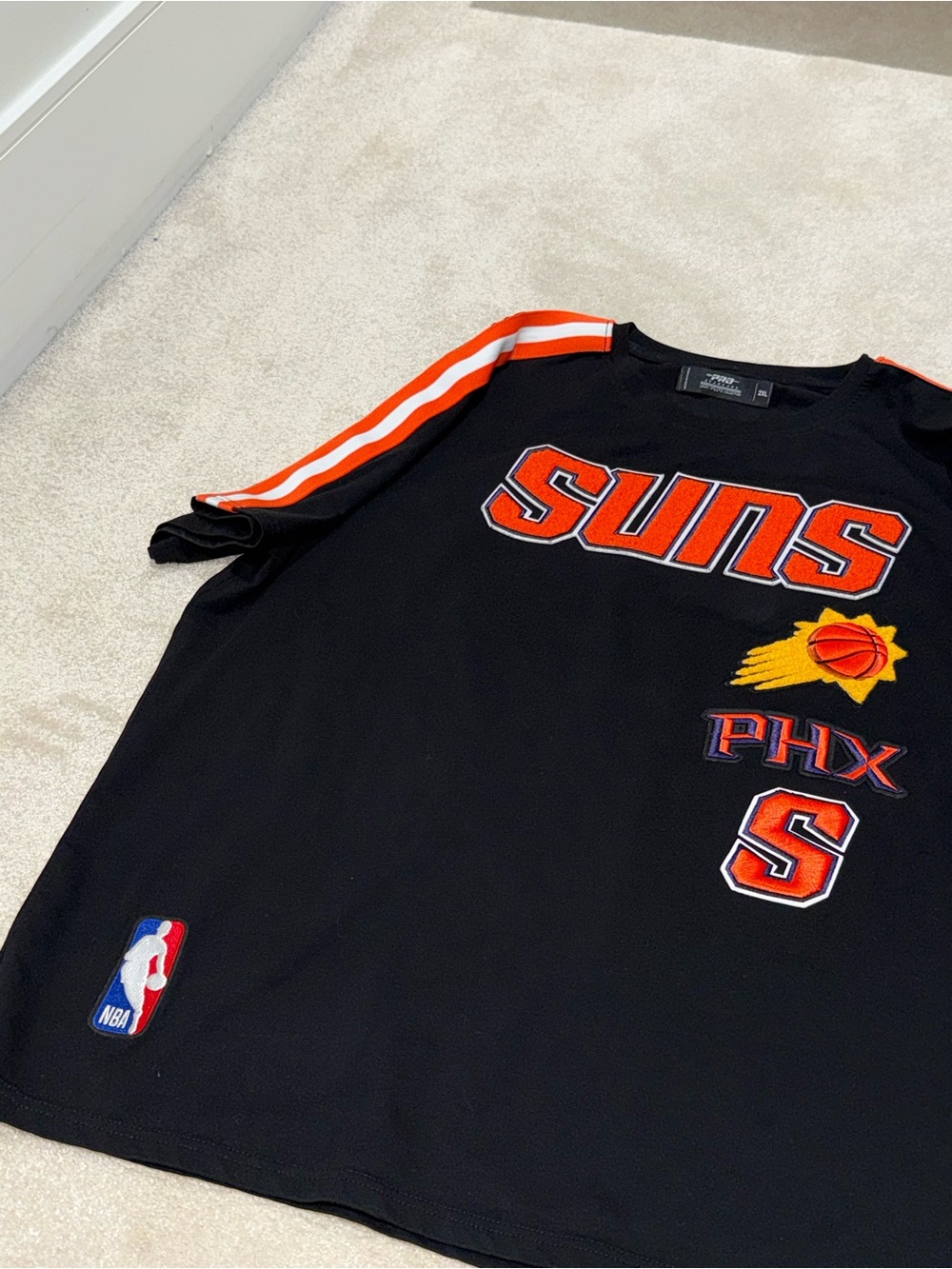 Phoenix Suns Black Graphic Short Sleeve Tee